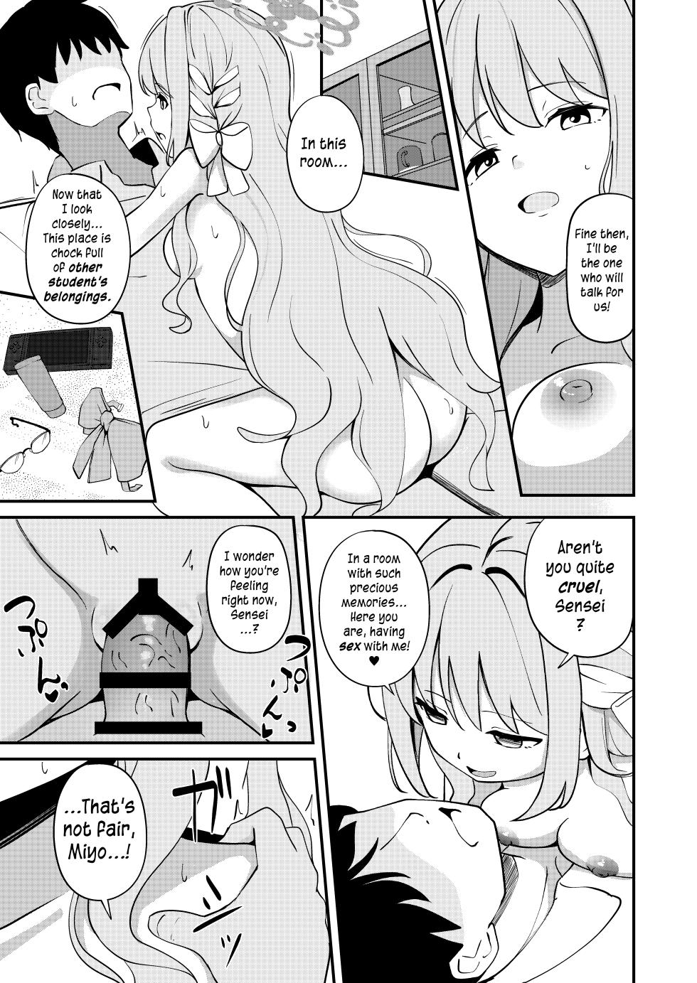 (C107) [Inharmonicity (Hotokenoza)] Sakurai Miyo no Renai Joucho | Sakurai Miyo’s Romantic Feelings (Blue Archive) [English] [DeppoTL] [Digital] - Page 12