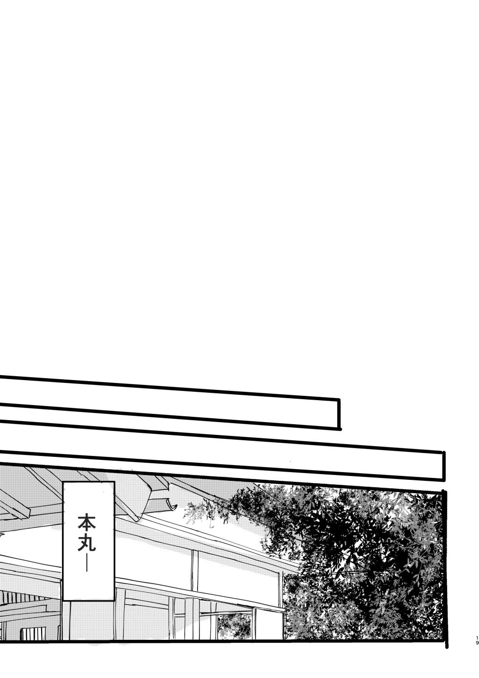 [Sekinoyama (Sakan/shig)] 今だけは (Touken Ranbu) [Digital] - Page 18