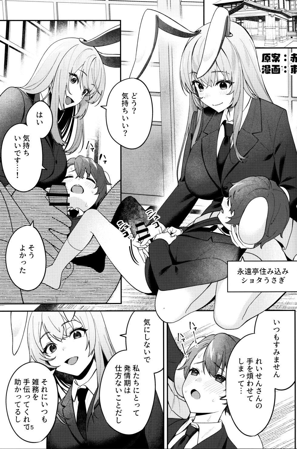 (Reitaisai 20) [Uro no Hukurou. (Akagashi, Toujou, Sape)] Hatsujou Usagi wa Nani Mite Haneru? (Touhou Project) - Page 14