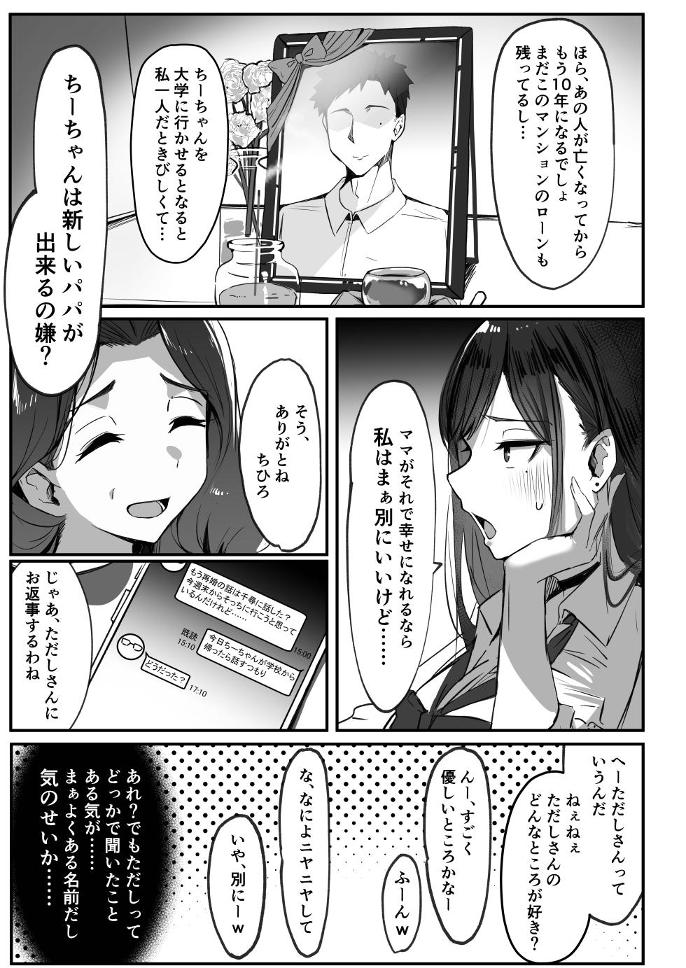 [Shikotissue Penguin (Shiro Marimo)] Mama no Saikon Aite wa Papakatsu no Papa - Page 5