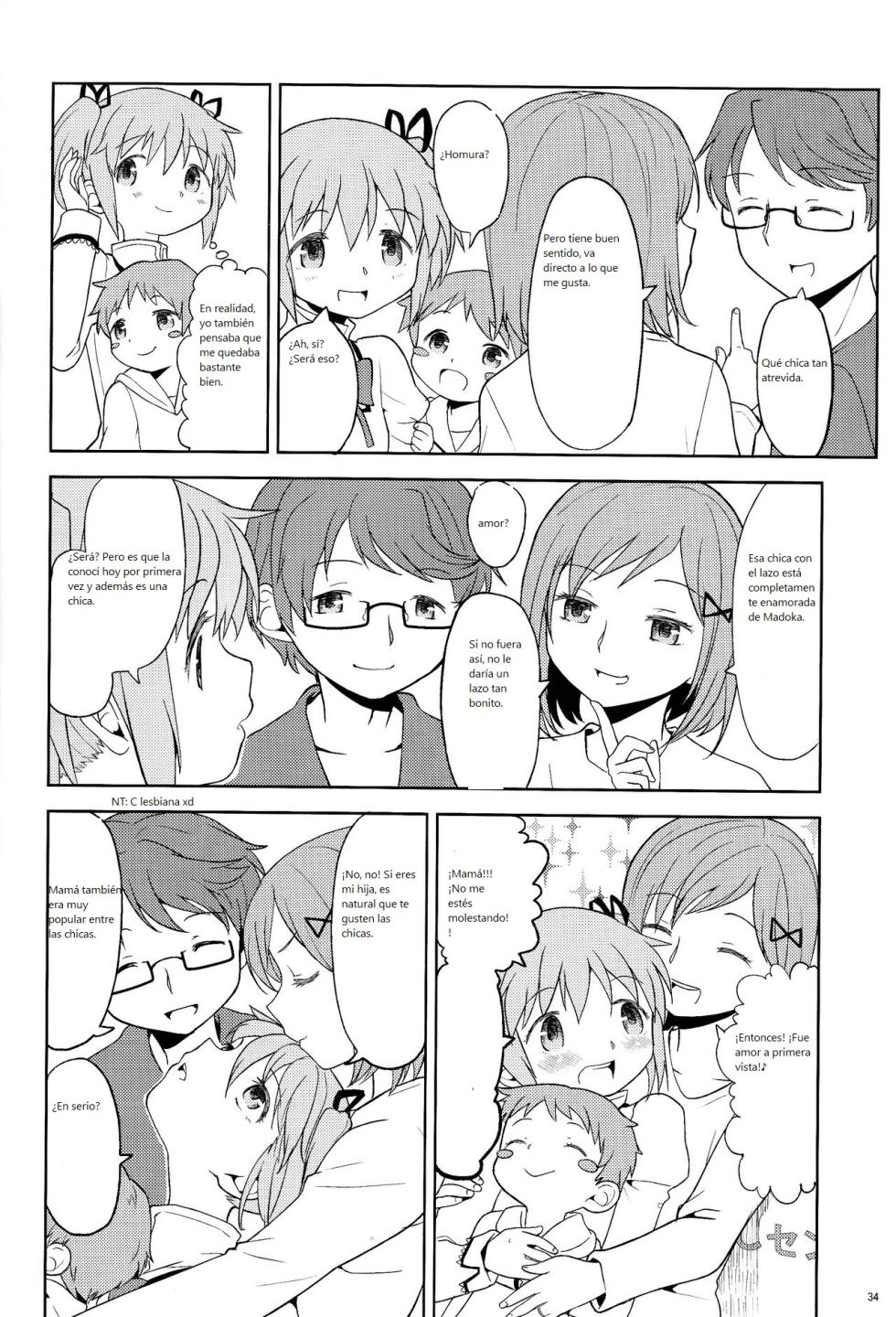 [Nedaore (Ayane)] Onnanoko Naisho Space | Espacio Onnanoko Naisho (Puella Magi Madoka Magica) [Spanish] [CristoferDeLosAndes] [Digital] - Page 35