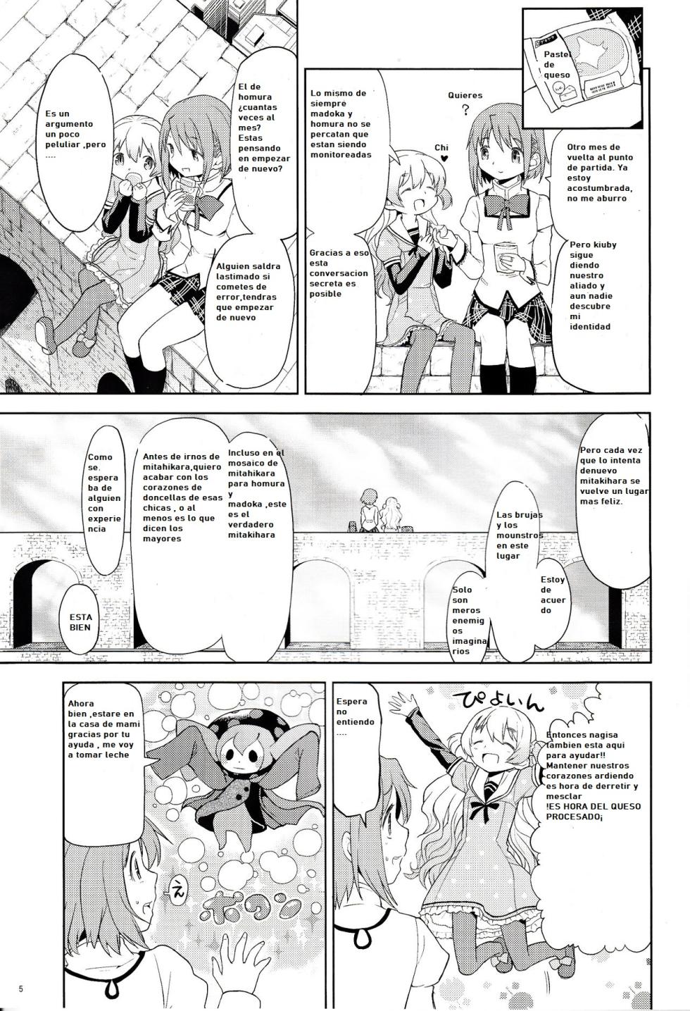 [Nedaore (Ayane)] Onnanoko Naisho Space | Espacio Onnanoko Naisho (Puella Magi Madoka Magica) [Spanish] [CristoferDeLosAndes] [Digital] - Page 7