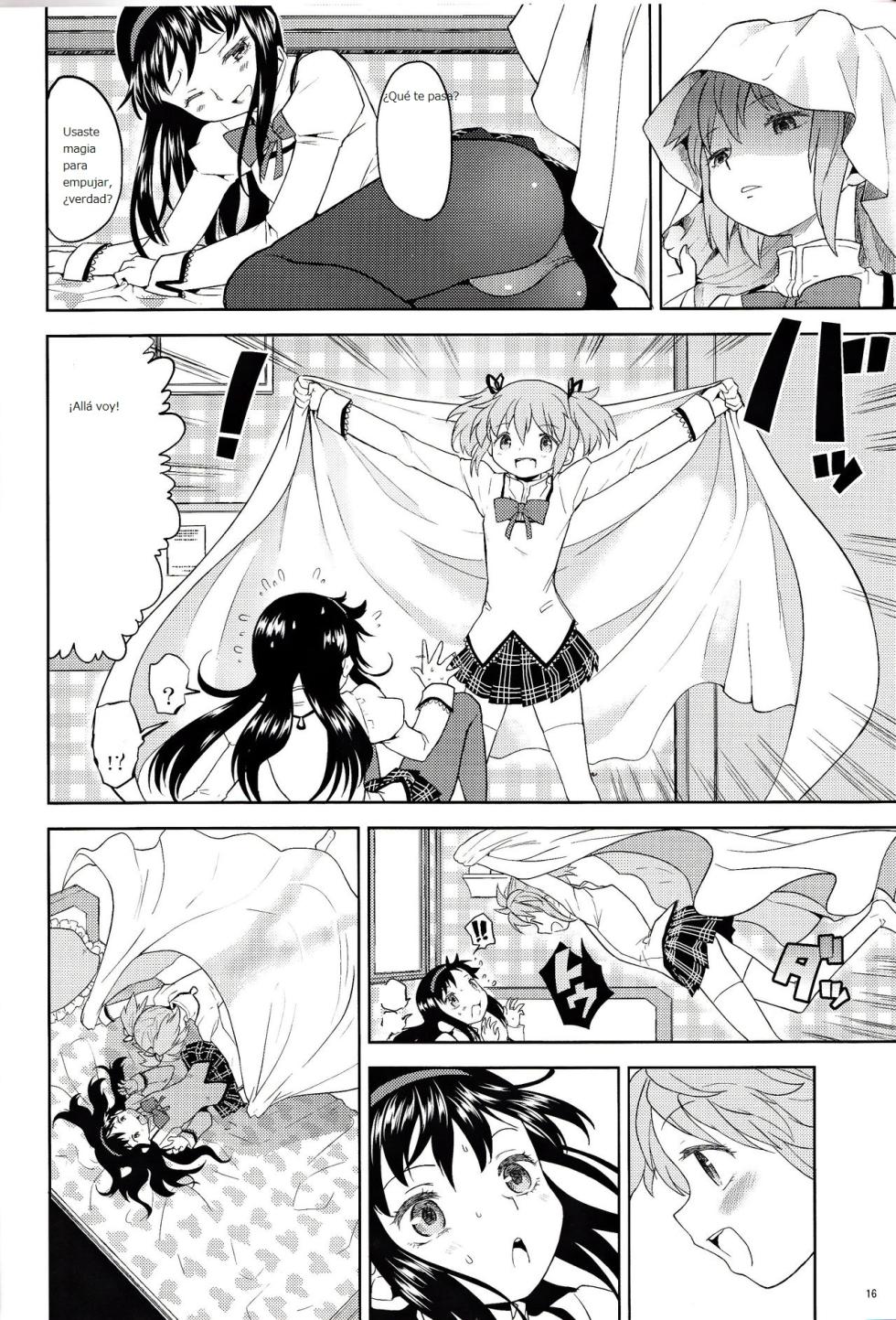 [Nedaore (Ayane)] Onnanoko Naisho Space | Espacio Onnanoko Naisho (Puella Magi Madoka Magica) [Spanish] [CristoferDeLosAndes] [Digital] - Page 17