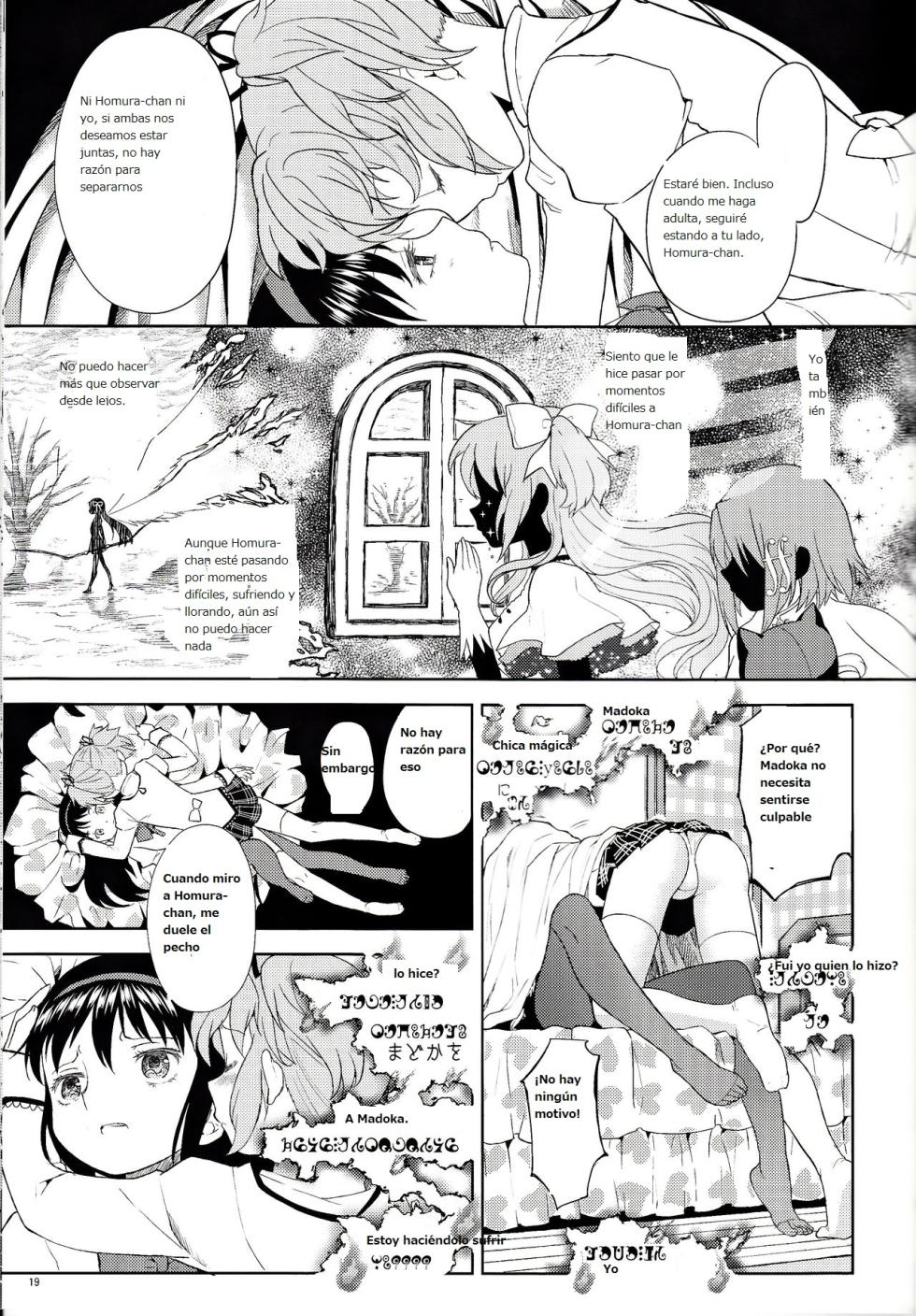 [Nedaore (Ayane)] Onnanoko Naisho Space | Espacio Onnanoko Naisho (Puella Magi Madoka Magica) [Spanish] [CristoferDeLosAndes] [Digital] - Page 20