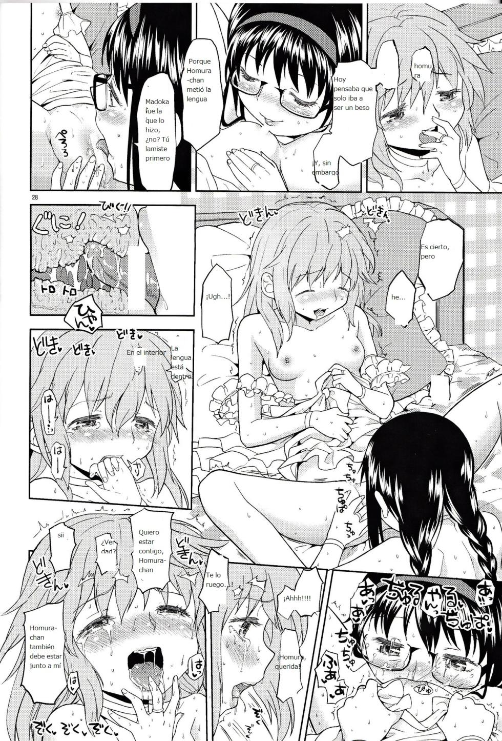 [Nedaore (Ayane)] Onnanoko Naisho Space | Espacio Onnanoko Naisho (Puella Magi Madoka Magica) [Spanish] [CristoferDeLosAndes] [Digital] - Page 29