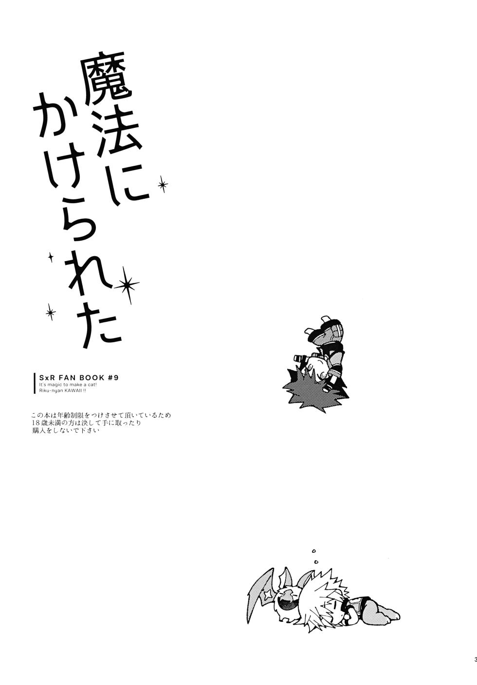 (C94) [esto (Ninomotoko)] Mahoni Kakerareta (Kingdom Hearts) - Page 2