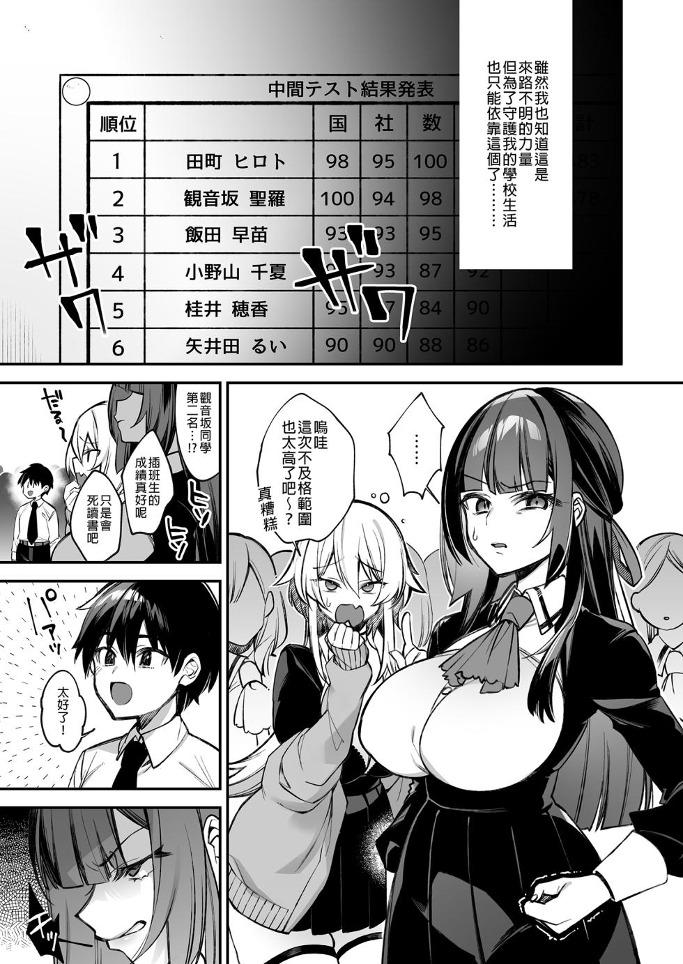 [Puu no Puupuupuu (Puuzaki Puuna)] Okasare saimin 2 danshi hitori shika inai gakuen de seikaku saiaku no ijimekko ni okasare makuru | 催●の逆襲2～在女子學園內不斷遭受太妹侵犯 [Chinese] [買動漫] [Decensored] - Page 5