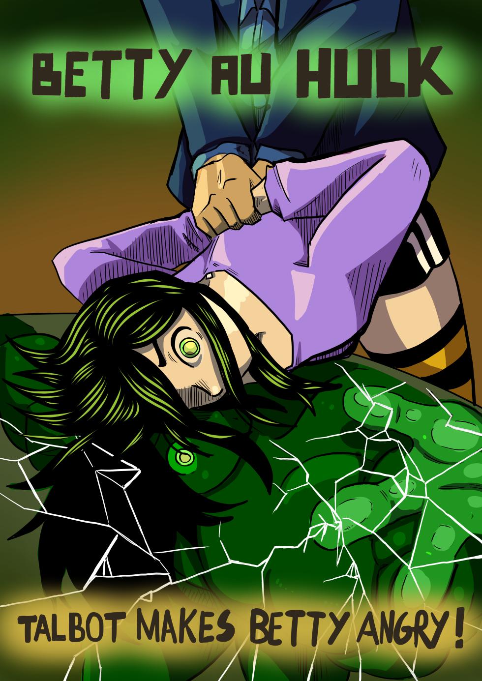 [Odoruyama] Betty Hulk AU: Talbot Makes Betty Angry [Old Version] - Page 1