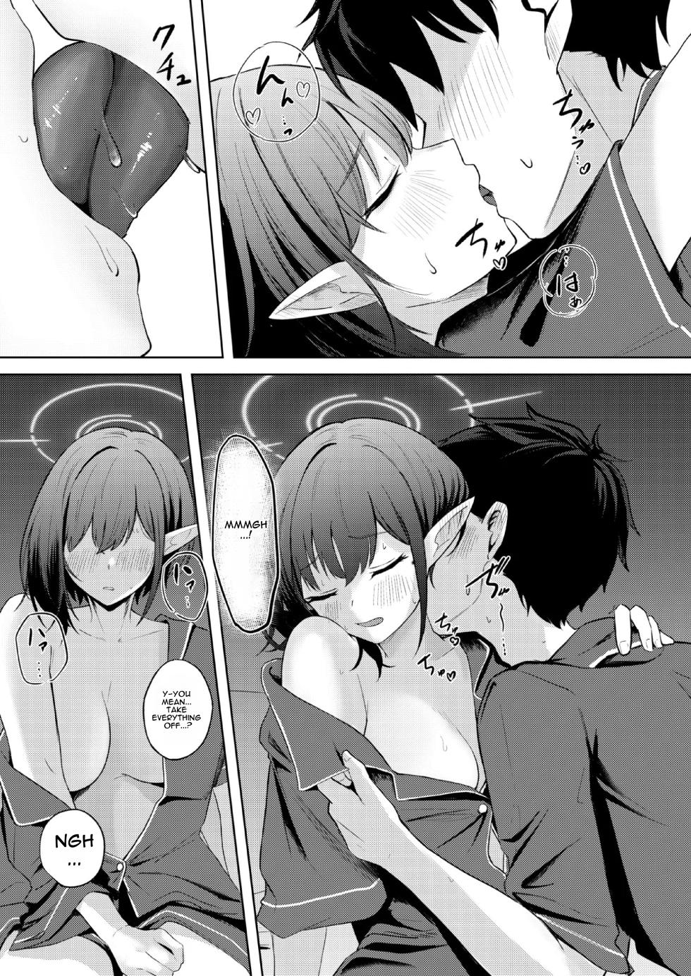 [For Us (Yonjiri)] Oki Aoi to no Dousei Shonichi | First Day Living with Aoi Toki (Blue Achive) [English] [DNTA] [Digital] - Page 12
