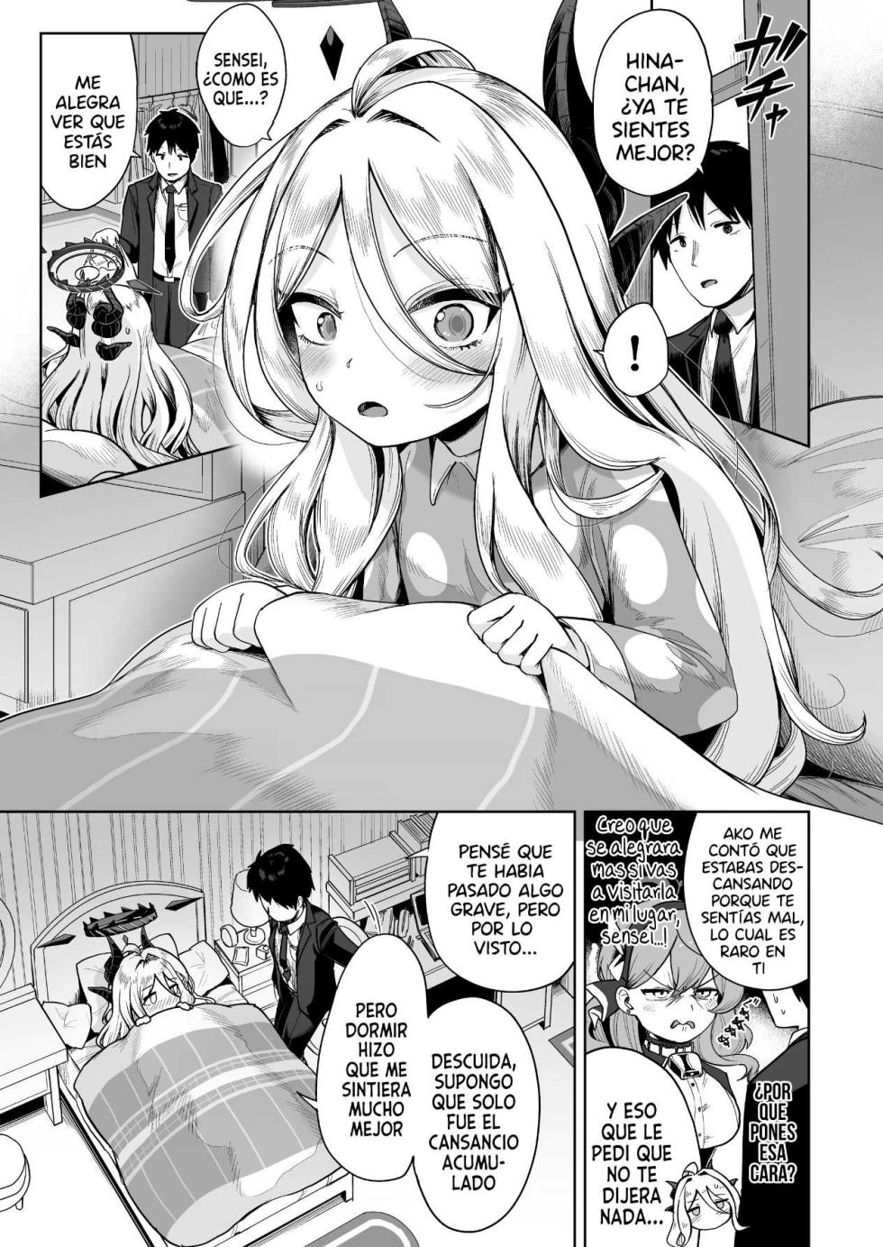 [Owakari Itadaketa darou ka (Umiyamasoze)] Otsukare Hina-chan | Descansa Hina-chan (Blue Archive) [Spanish] [Cult of Cunny] [Digital] - Page 2
