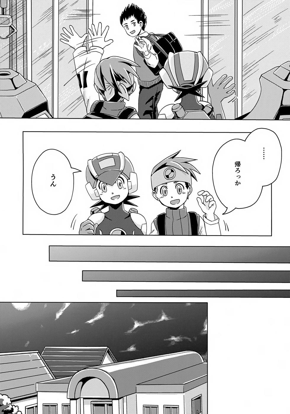 (MEGA☆ROCK 2) [Keshika no Yamabuki (Yamabuki)] Kimi to Futari, Tsuki no Hikari ga Todoku Yoru ni (Rockman.EXE) - Page 9