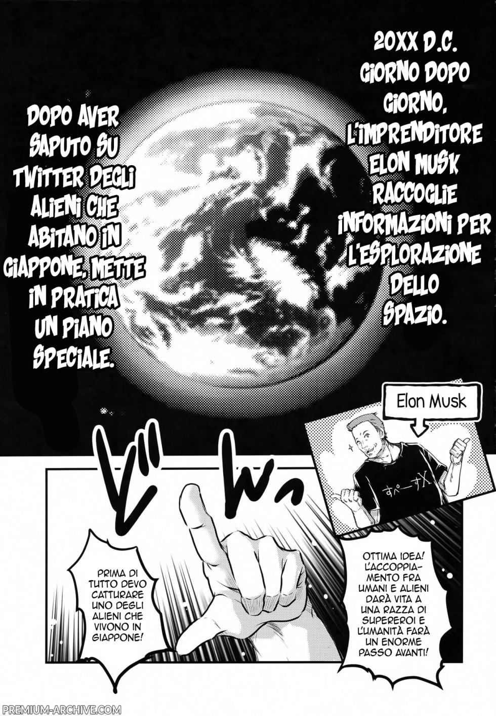 (C101) [HIGH RISK REVOLUTION (Aizawa Hiroshi)] Zetsurin na Yatsura Elon Musk no Yabou | Bastardi senza Gioia (Urusei Yatsura) [Italian] - Page 2