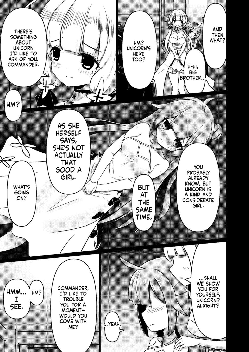 [Hakusuijuko (Hakusui Riko)] Royal Doubutsu Guui Tan Uma Shoujo Unicorn | Royal Animal Allegory Horse Girl Unicorn  (Azur Lane) [English] [SCANMTL]  [Digital] - Page 4