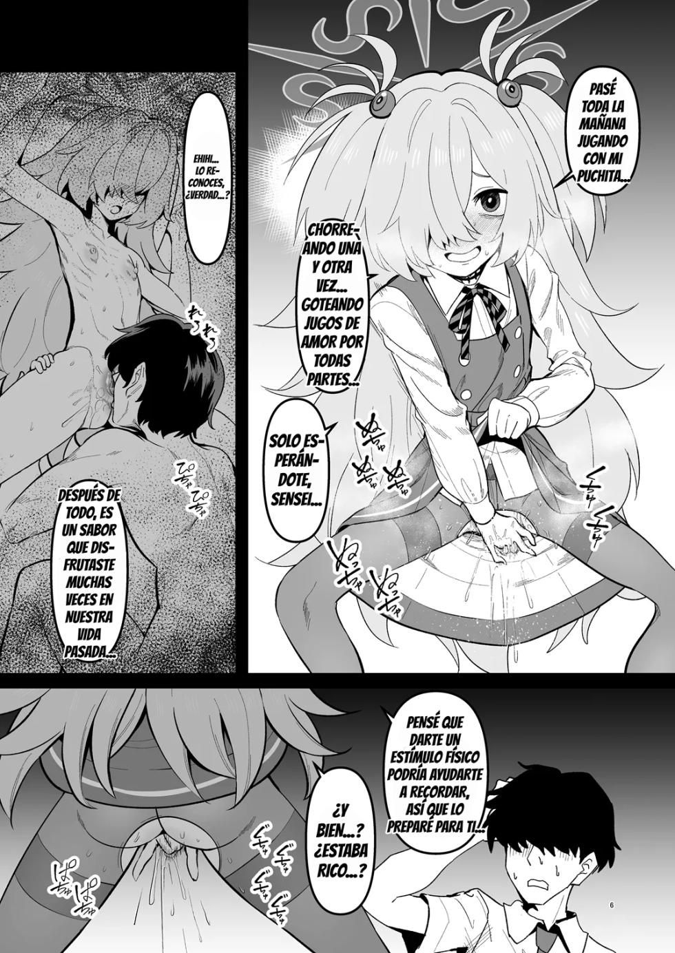[Komorikiri. (Urin)] Zenbu Omoidasasete Ageru yoo | Te hare recordar todo... (Blue Archive) [Spanish] [Decensored] [Digital] - Page 5