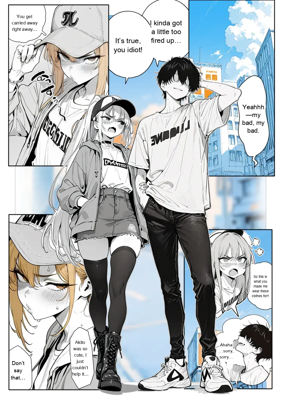 A story about a guy who makes his best friend wear sexy outfits that suit his taste and has all sorts of fun with him [AI Generated] - Page 27