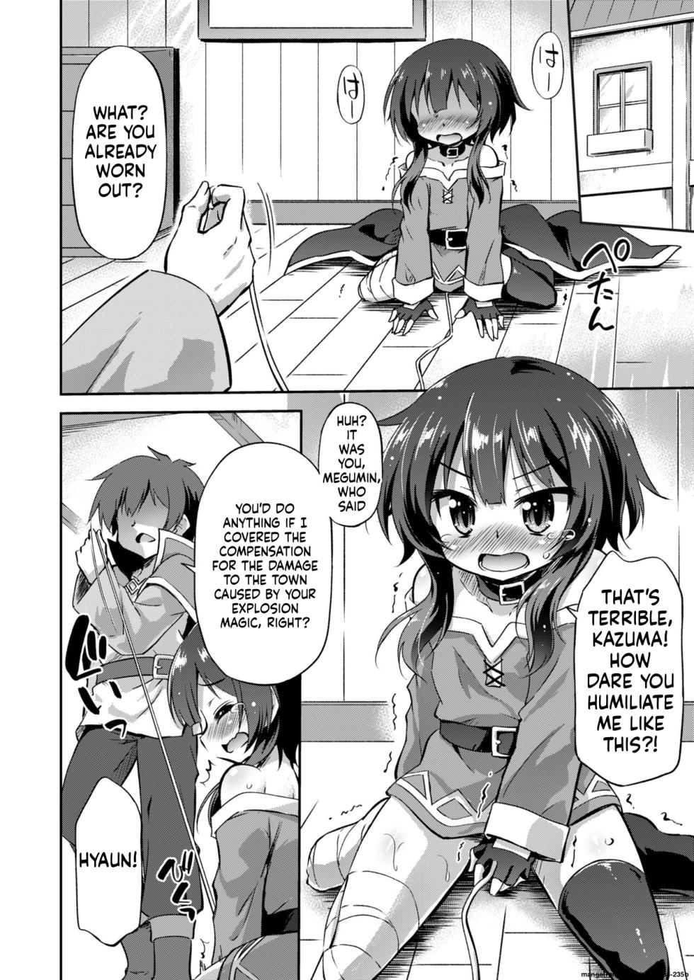 [Saihate-Kukan (Hino Hino)] Kouma no Musume to Ikenai Shouhin Kaihatsu - Obscene tool development with kouma girl. | The Scarlet Devil's Daughter and Naughty Product Development  (Kono Subarashii Sekai ni Shukufuku o!) [English] [SCANMTL] [Digital] - Page 5
