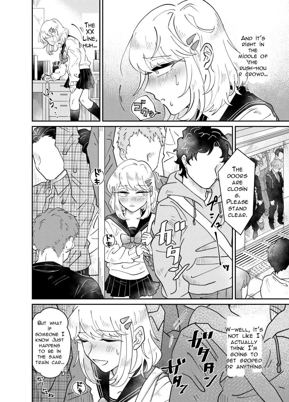 [blue lung] Josou Shounen wa Koukishin ni Aragaenai! ~Hajimete no Micchaku Chikan Sex~ | The Crossdressing Boy Can’t Resist His Curiosity! ~My First Time Being Felt Up and Fucked on a Crowded Train~ [English] - Page 10