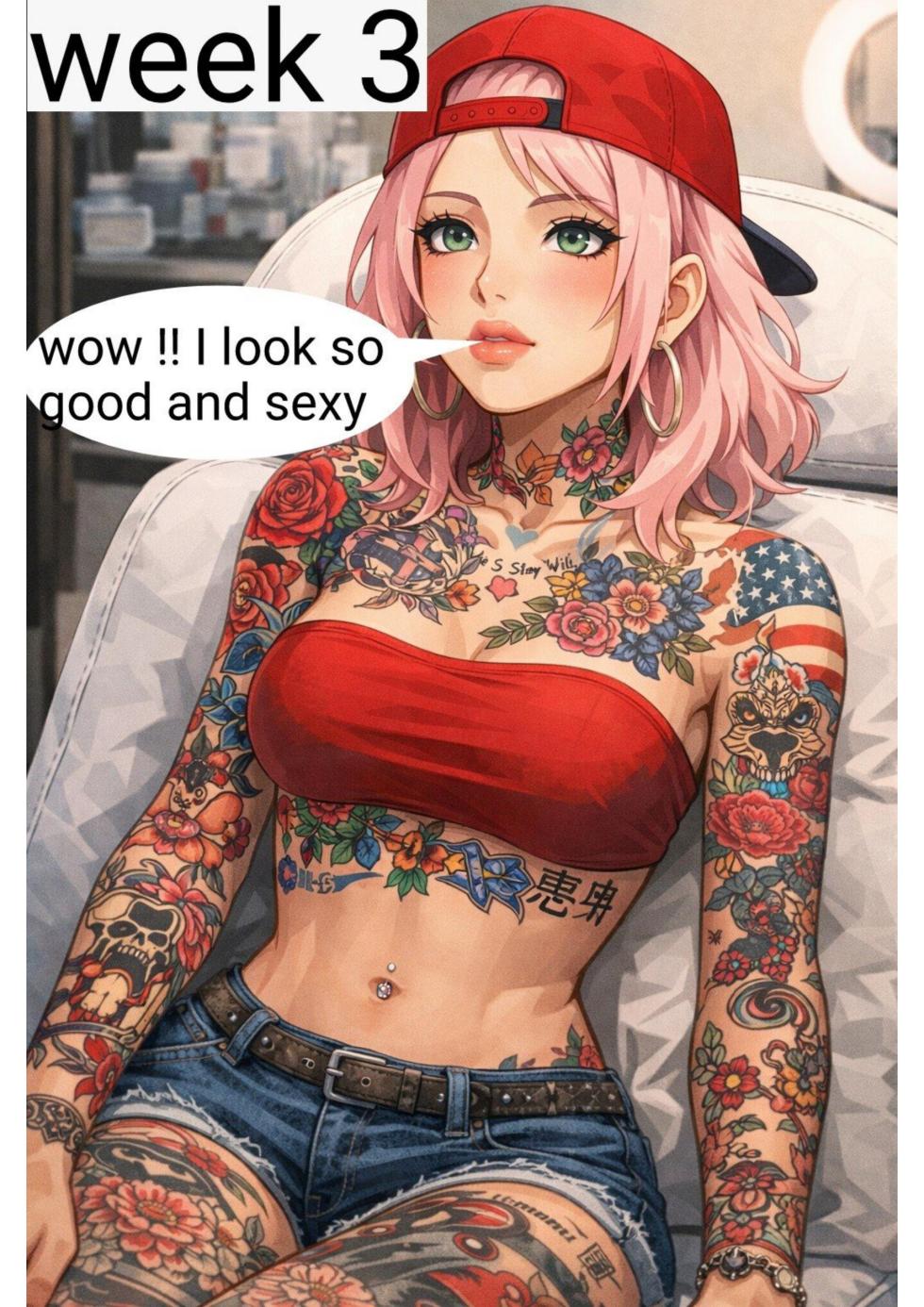[Hottielid] Sakura to SLAVE a corruption journey (complete) [AI Generated] - Page 38