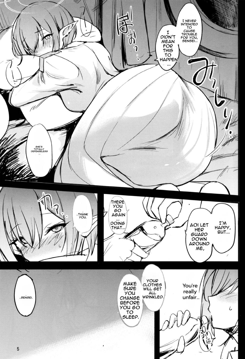 (C104) [Dream Halls! (Tsuzuri)] Chimei-teki na Kanojo (Blue Archive) [English] - Page 4