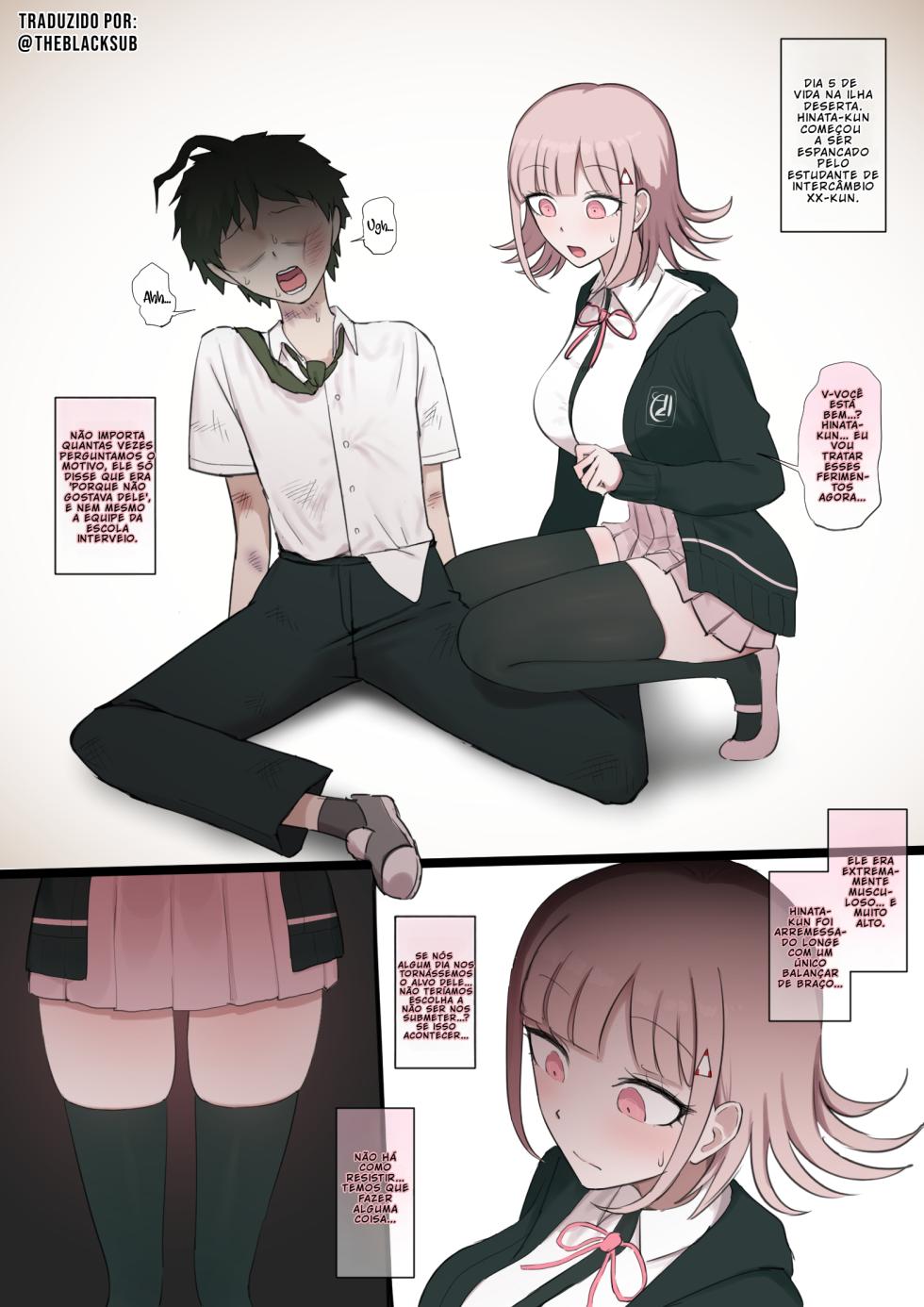 [Giga] Mahiru x Nanami BBC part 1 + Nanami x Mahiru BBC 2 + Nanami ×BBC 3 (Danganronpa 2) [Português PT-BR] - Page 1