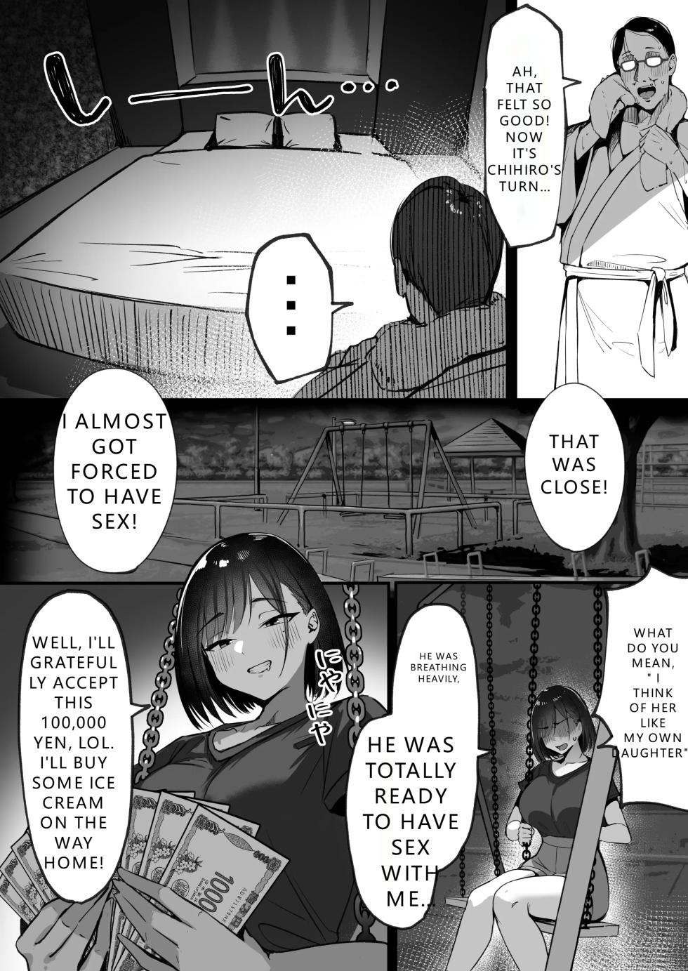[Shikotissue Penguin (Shiro Marimo)] Mama no Saikon Aite wa Papakatsu no Papa | Mom's new husband is my sugar daddy [English] - Page 13
