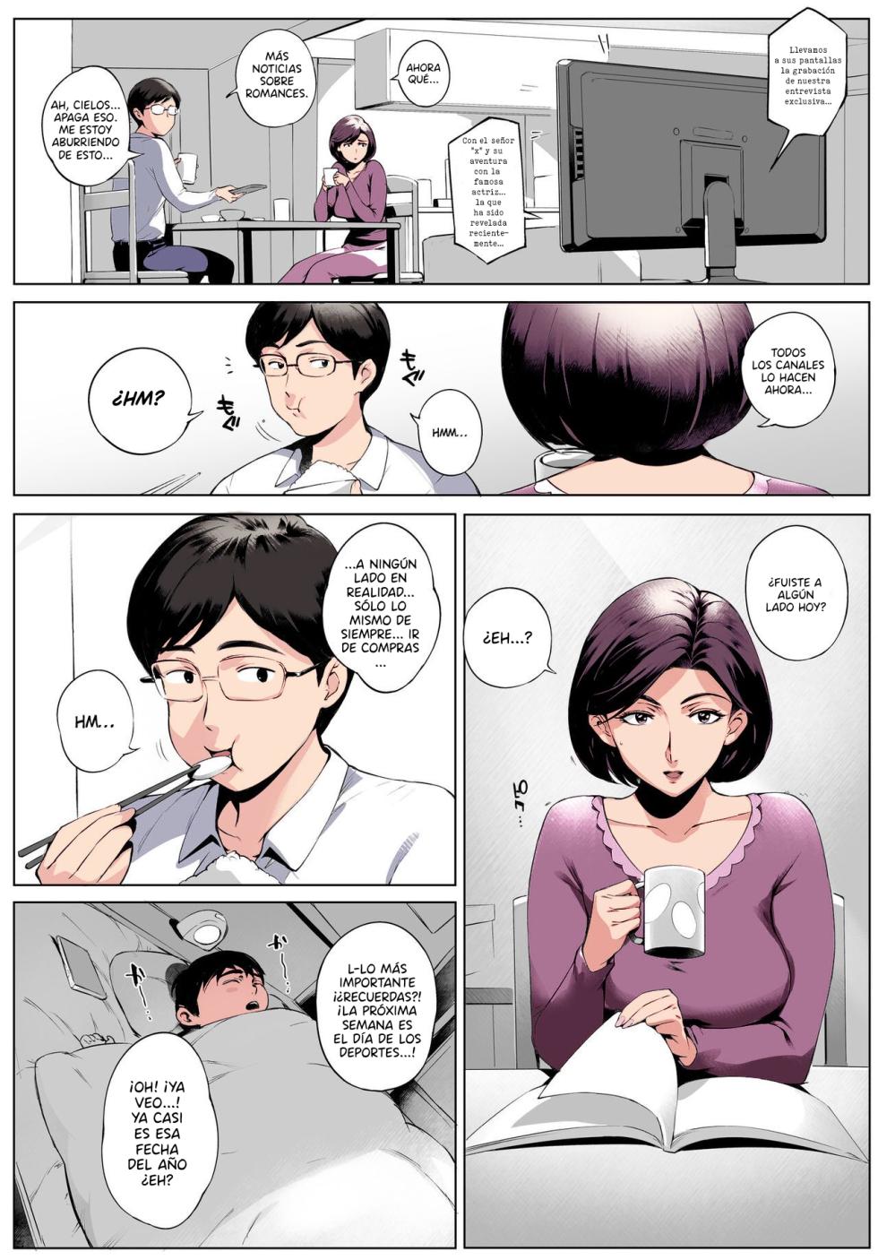 [Vadass (Oltlo)] Futei Koubizuma Honoka ~Hakkaku Hen~｜Honoka, la esposa infiel ~La caída de la máscara~ [Spanish] [BigDaddy Scan] [Colorized] - Page 36