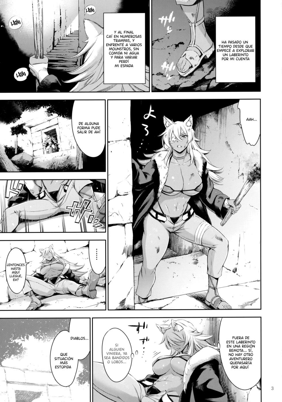 (C100) [Tuna☆Fiction (Tuna Empire)] Chichi Neko-sama ni Gyouretsu no Dekiru Soapland｜Un Paraíso Jabonoso Para Cogerse A Una Gatita (Mushoku Tensei ~Isekai Ittara Honki Dasu~) [Spanish] [Blacklabel Scan] - Page 3