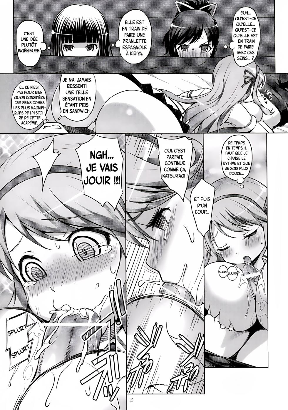 (C81) [Aoiten (Aoten)] Koisuru Anzangata Katsuragi | Katsuragi au corps pulpeux tombe amoureuse (Senran Kagura) [french] - Page 17