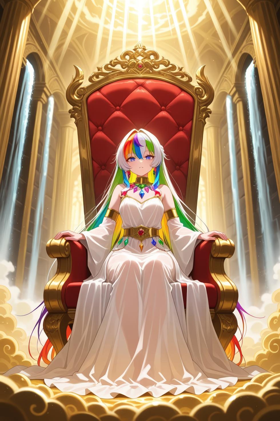 Rainbow Sky Princess [AI Generated] - Page 21