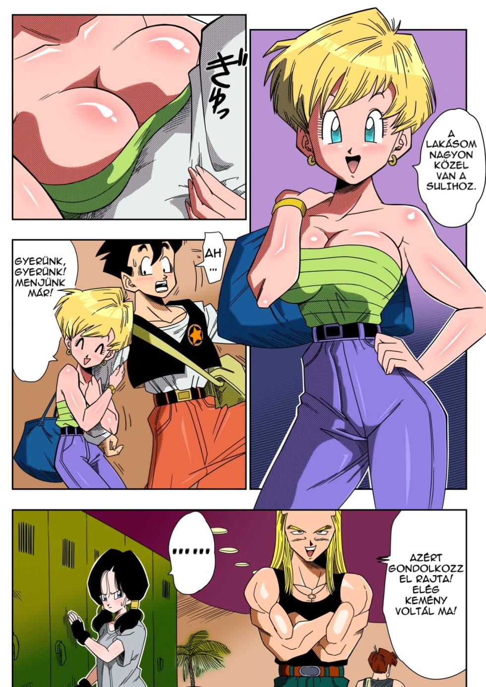 [Yamamoto Doujin (Yamamoto)] Szerelmi Háromszög Z 1 (Dragon Ball Z) [Magyar] - Page 3
