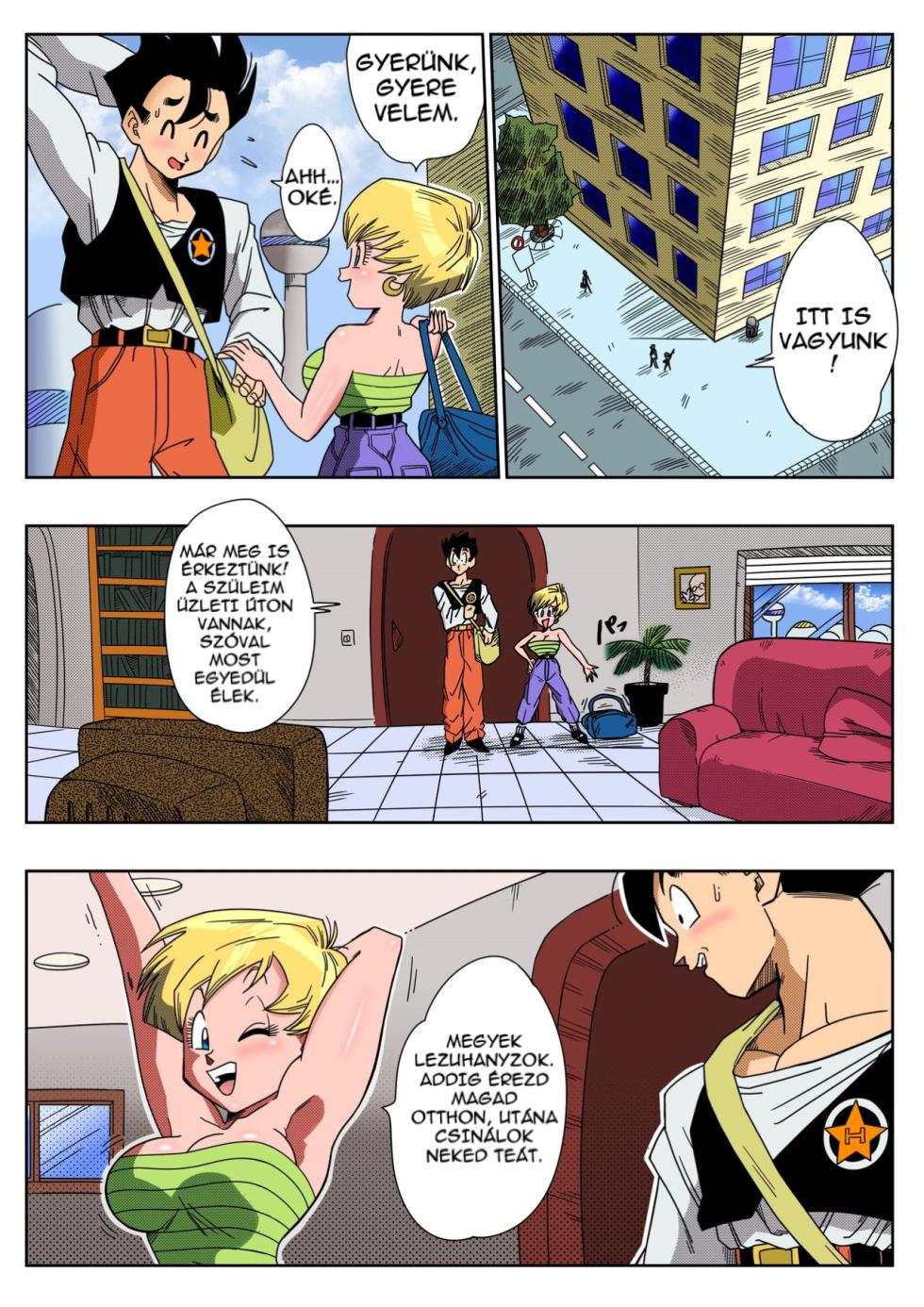 [Yamamoto Doujin (Yamamoto)] Szerelmi Háromszög Z 1 (Dragon Ball Z) [Magyar] - Page 4
