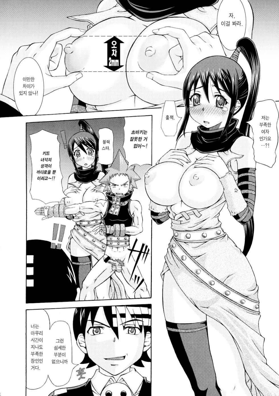 (C77) [Rabbit Labyrinth (Namikaze Rankuu, Yumura Hiroyuki)] RABI×2 3rd (Soul Eater, Queen's Blade) [Korean] - Page 9
