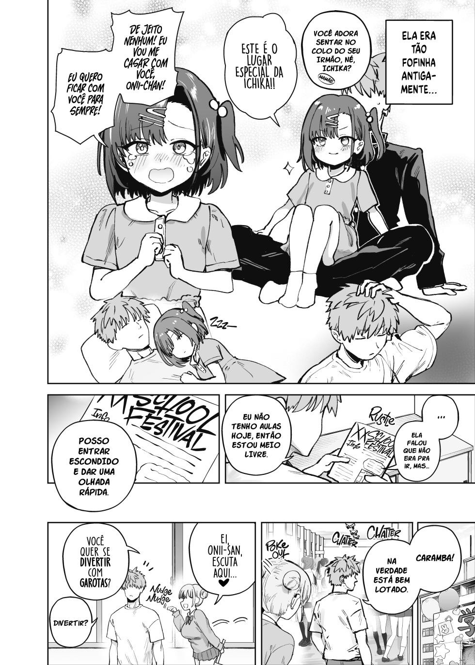 2-Nen C-Gumi Gakuen Oppabu No Cast Ni Imouto Ga Ita | Minha Irmãzinha era Parte do Bar dos Peitinhos da Classe 2-C no Festival Escolar [PT-BR] - Page 3