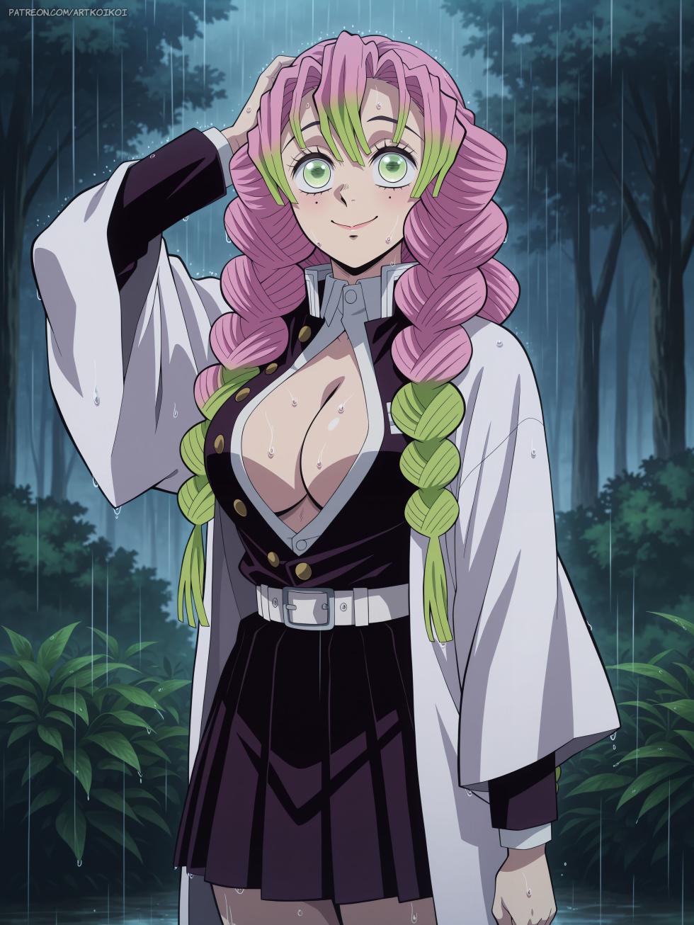 artkoikoi - Mitsuri Kanroji | Demon Slayer: Kimetsu no Yaiba (FULL) (Patreon) [AI Generated] - Page 5