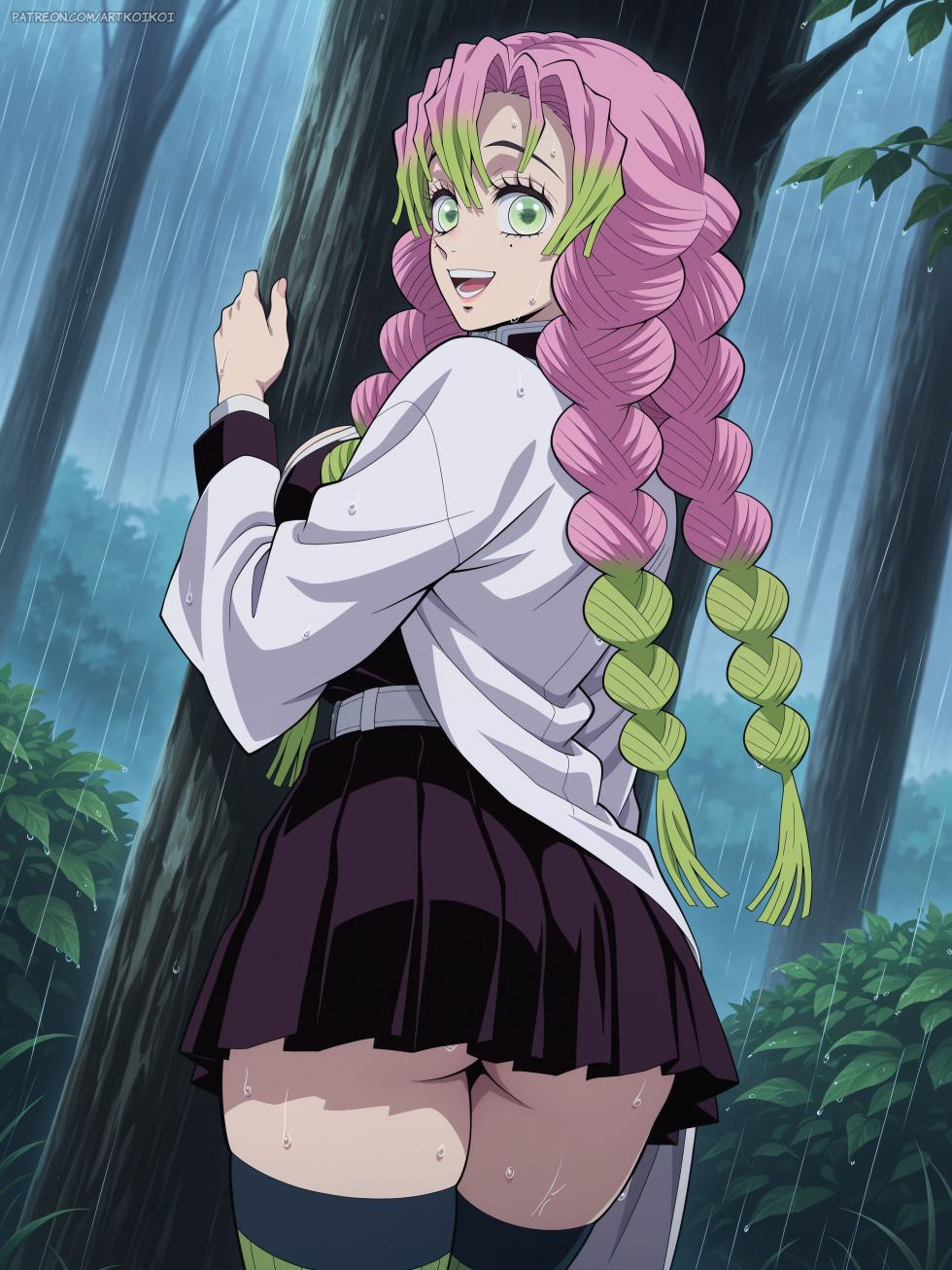 artkoikoi - Mitsuri Kanroji | Demon Slayer: Kimetsu no Yaiba (FULL) (Patreon) [AI Generated] - Page 6