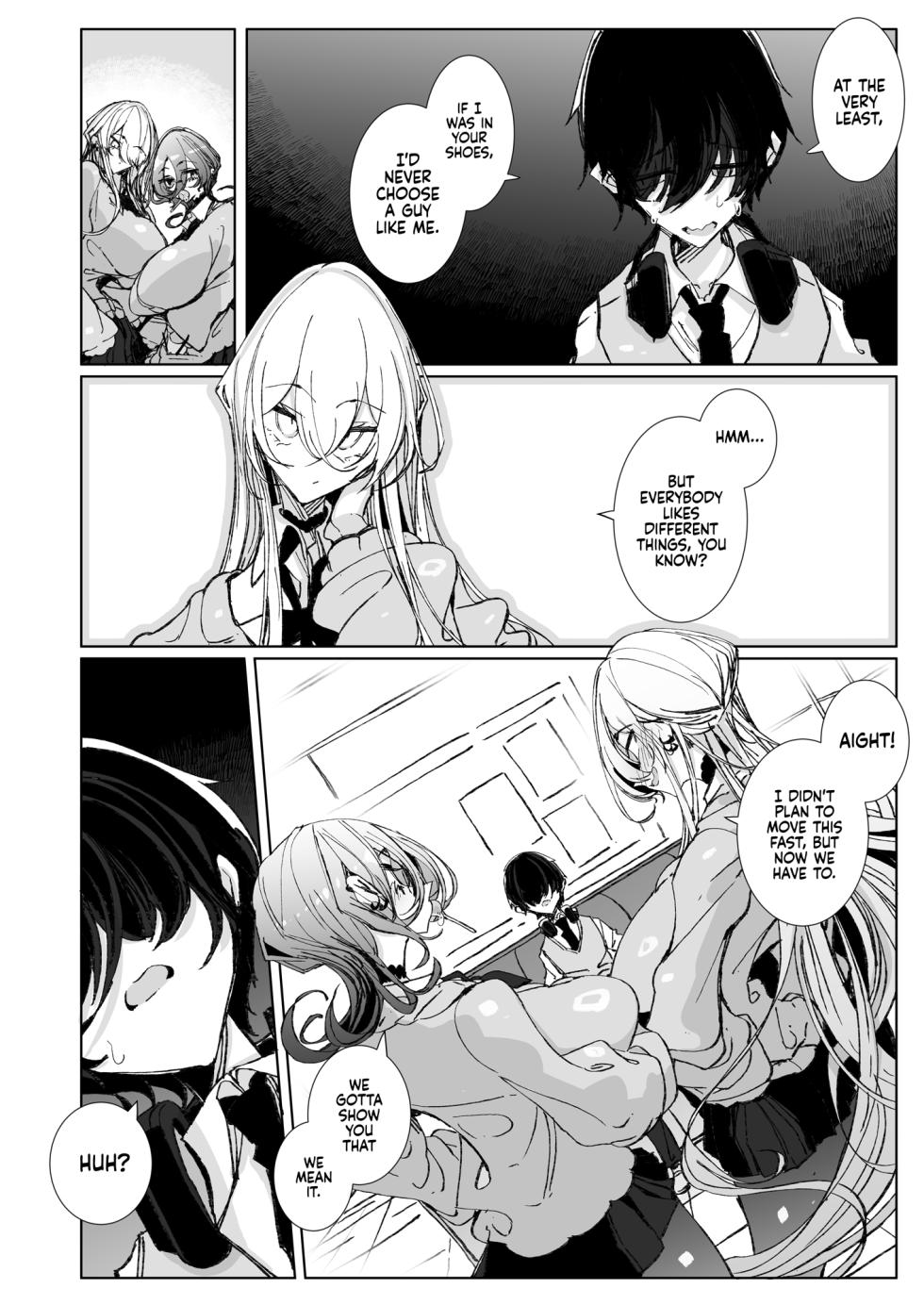 [Metro Notes (Tsumetoro)] Ja, Kyou kara Otaku-kun wa Watashi-tachi no Karepitte Koto de! | Sorry, Nerd, but You're Our BF Now! [English] {2d-market.com} [Decensored] [Digital] - Page 10