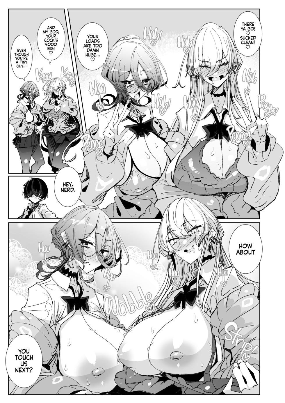 [Metro Notes (Tsumetoro)] Ja, Kyou kara Otaku-kun wa Watashi-tachi no Karepitte Koto de! | Sorry, Nerd, but You're Our BF Now! [English] {2d-market.com} [Decensored] [Digital] - Page 23