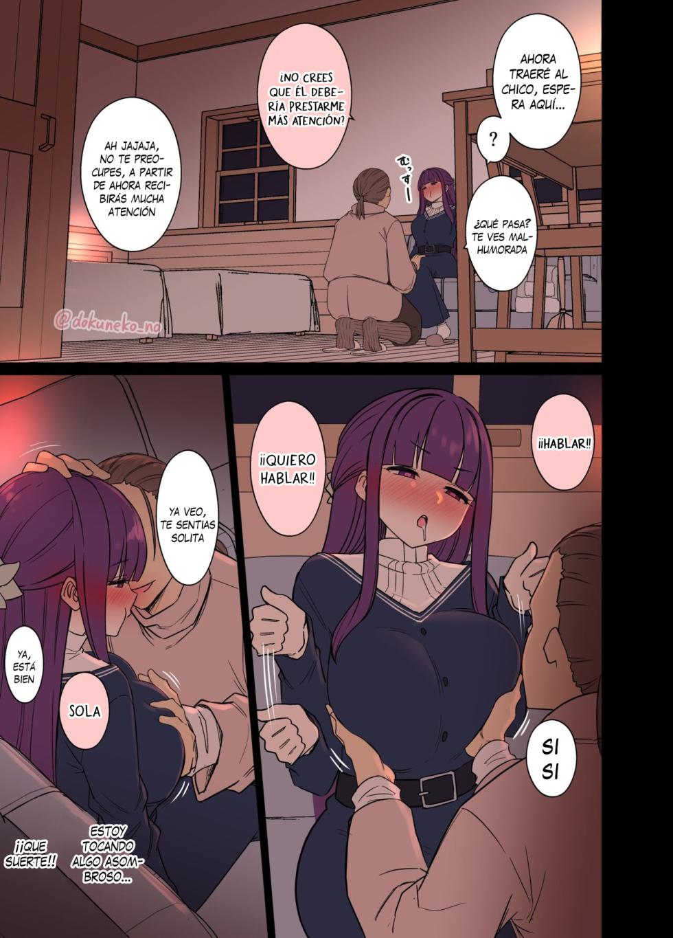 [Dokuneko Noil] Fern ni Warui Koto o Suru Hanashi | Una historia sobre hacerle cosas malas a Fern (Sousou no Frieren) [Spanish] [Traducciones necesarias] - Page 6