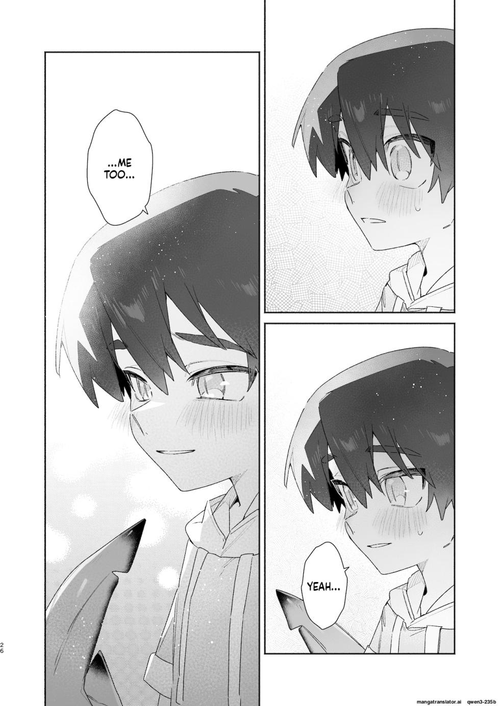 [pink carrot (usachanGET)] ♂ ga Uke. Wani-chan x Same-kun Zenpen [English] [SCANMTL] - Page 27