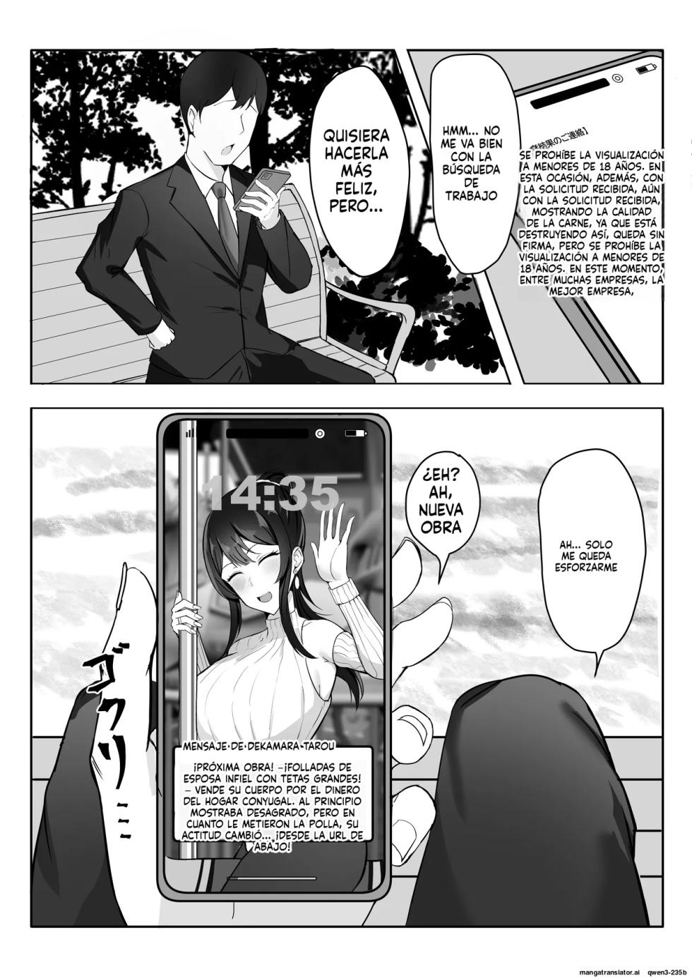 [Sweet Apple. (Mitty)] Fuufu Seikatsu no Tame ni Dakareru Tsuma | ESPOSA ABRAZADA POR VIDA MARITAL [Spanish] - Page 26