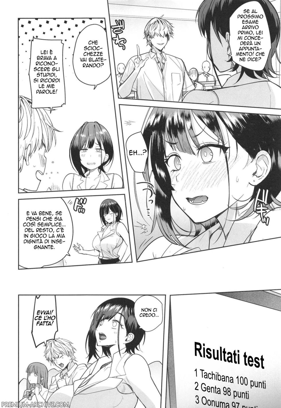 (C103) [AMAYADORI+ (Harenochiame)] Tsuyoki na Tannin Kyoushi Otoshite Mita | Seduco Un' Insegnate molto Sicura si Sé [Italian] - Page 6