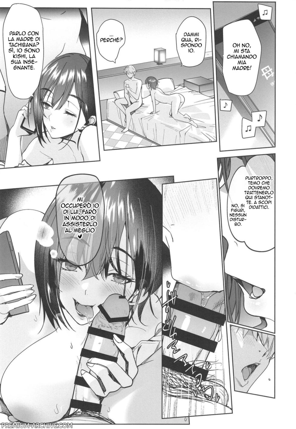 (C103) [AMAYADORI+ (Harenochiame)] Tsuyoki na Tannin Kyoushi Otoshite Mita | Seduco Un' Insegnate molto Sicura si Sé [Italian] - Page 35