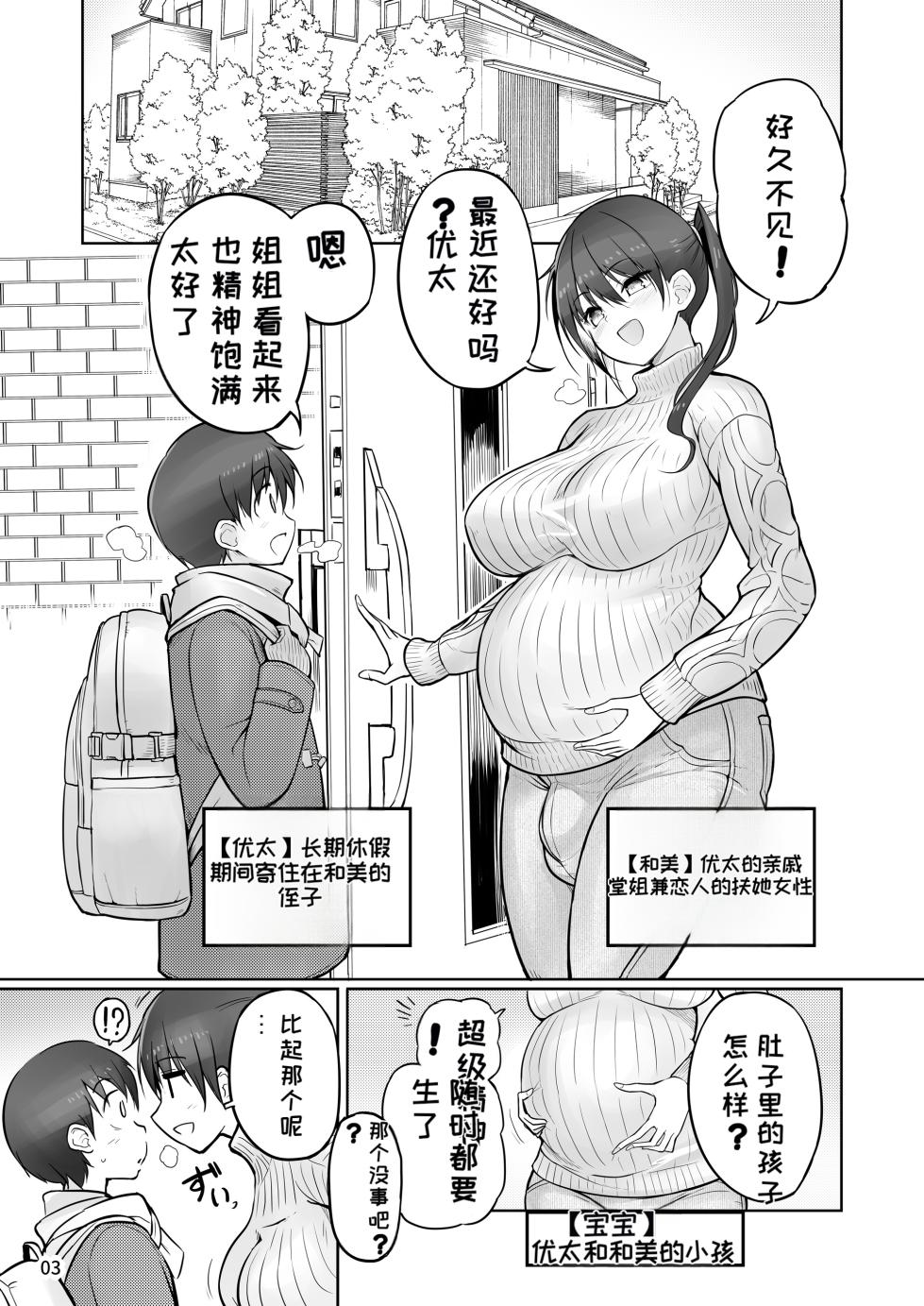 [Efuya (Messy)] Futanari Onee-chan Seieki Furo Shussan Sex [Chinese] [MTL] [Digital] - Page 3