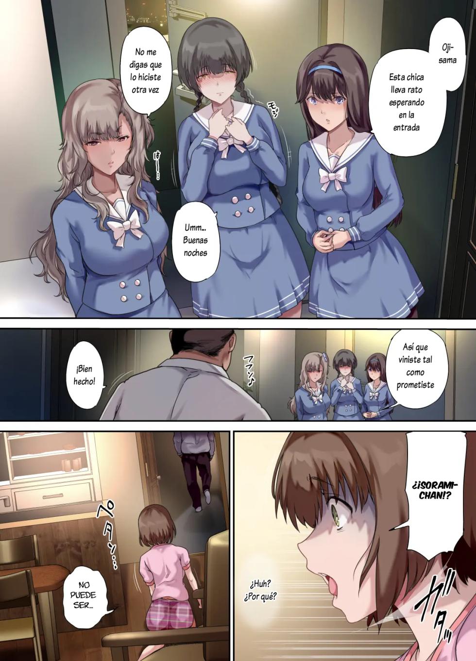 [Kisei Toukyoku (Richard Bahman)] Papa no shinshitsu wa musume tomodachi no tamariba 2 - Atarashi tomodachi-hen [Spanish] [Lovely Diablesse Scan] - Page 39