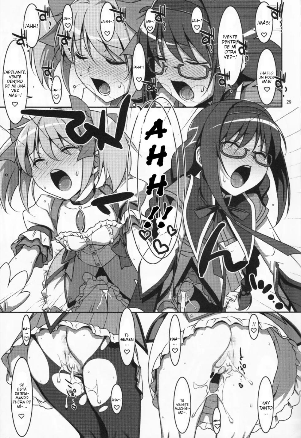 [Takei Ooki (Ties)] Mahou Shoujo No Naisho No Oshigoto ☆ [Spanish] - Page 28