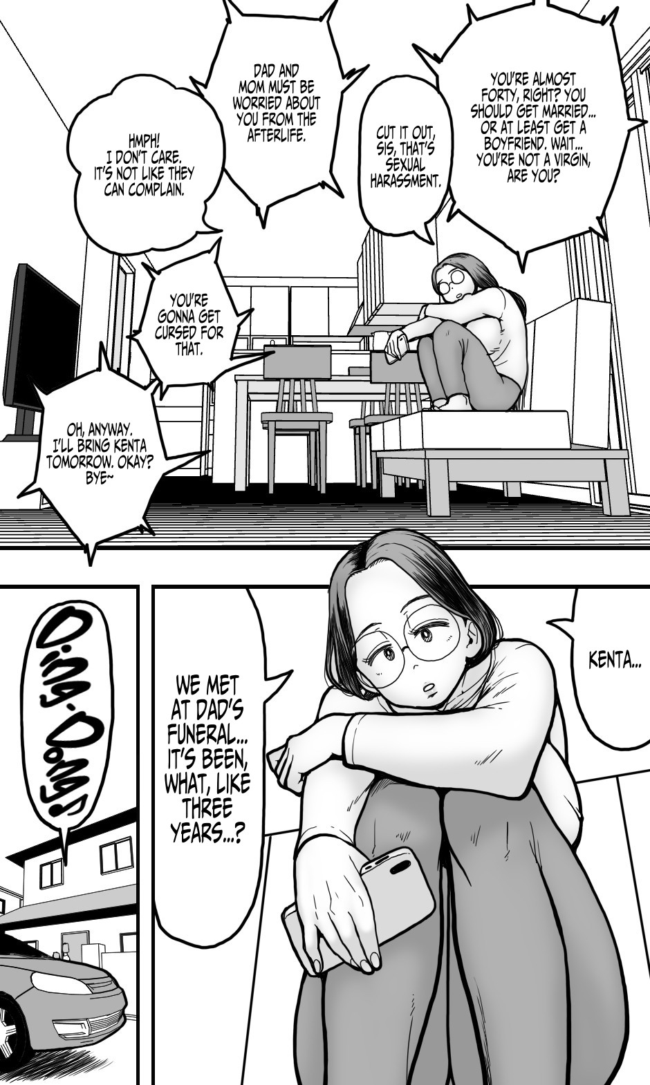 [Polbockle] A Plain Late 30's Virgin Aunt Gives In To Lust For Rude Nephew [English] [Iulius] - Page 3