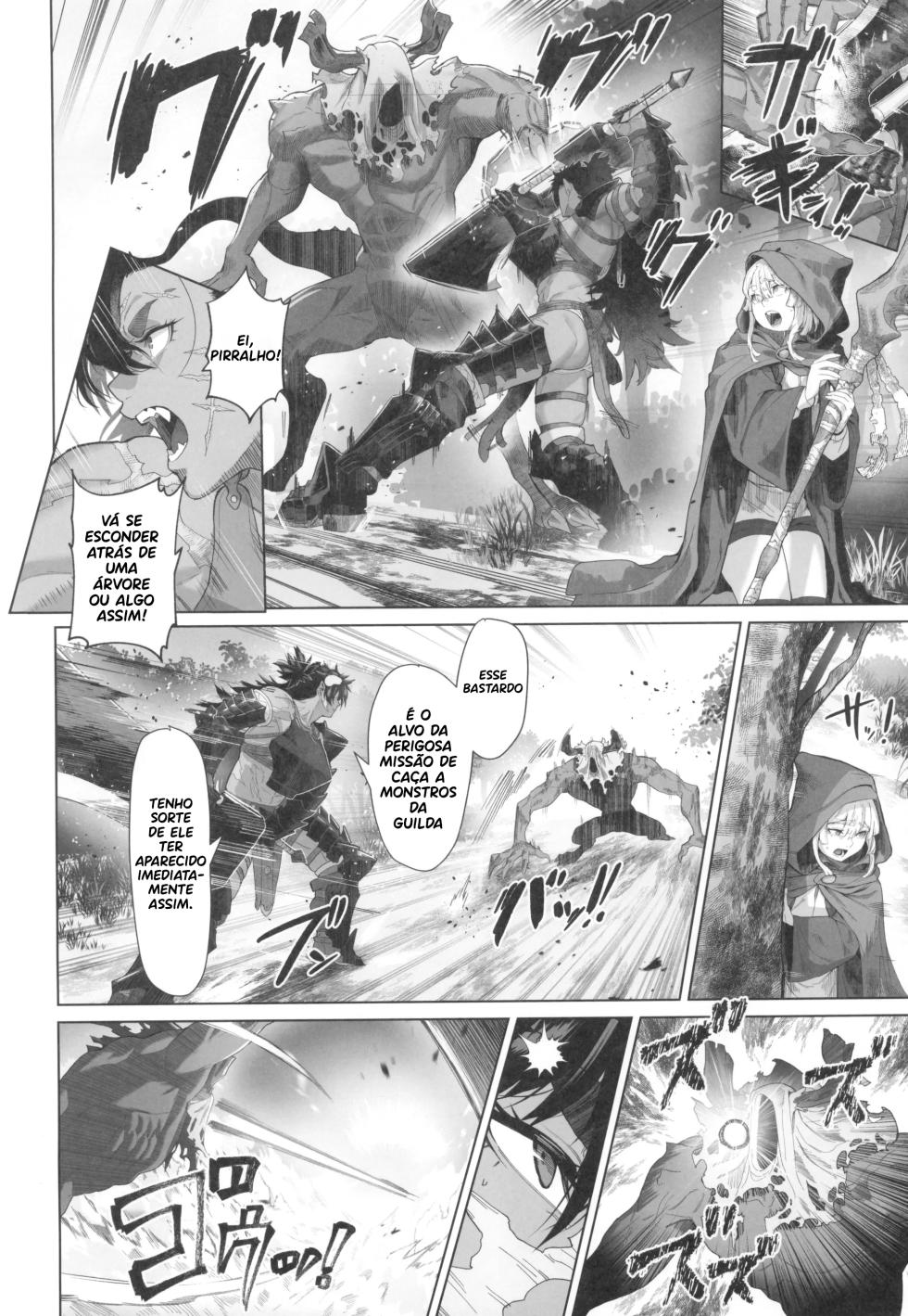 (C107) [Kugara] Sono "Monster" wa Ore ga "Ya"ru! [Portuguese] [Ozymandias] - Page 5