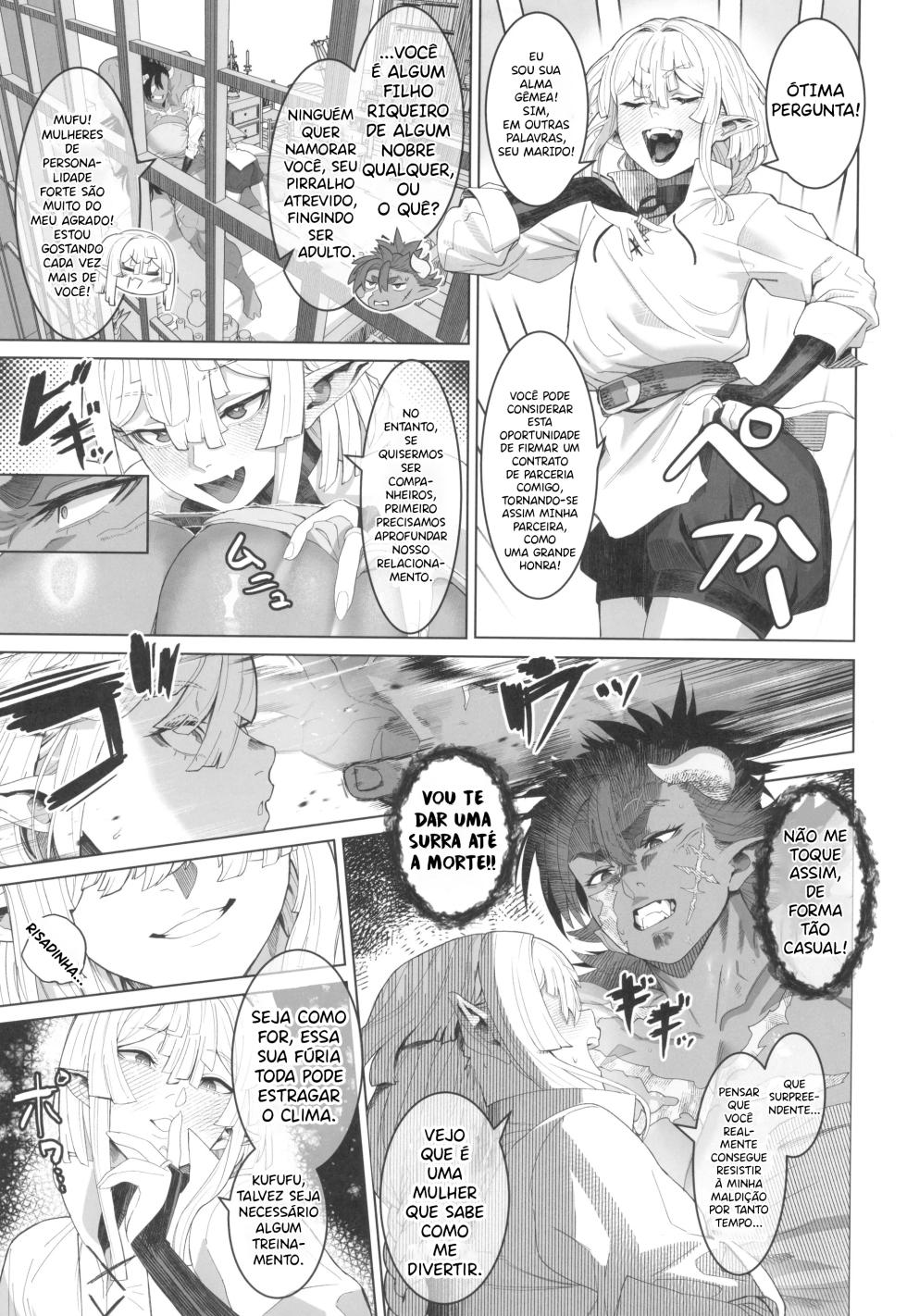 (C107) [Kugara] Sono "Monster" wa Ore ga "Ya"ru! [Portuguese] [Ozymandias] - Page 10