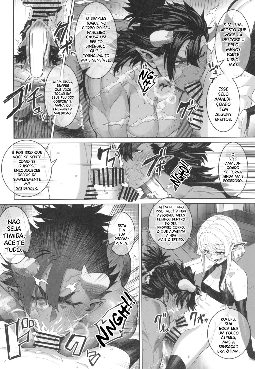 (C107) [Kugara] Sono "Monster" wa Ore ga "Ya"ru! [Portuguese] [Ozymandias] - Page 15