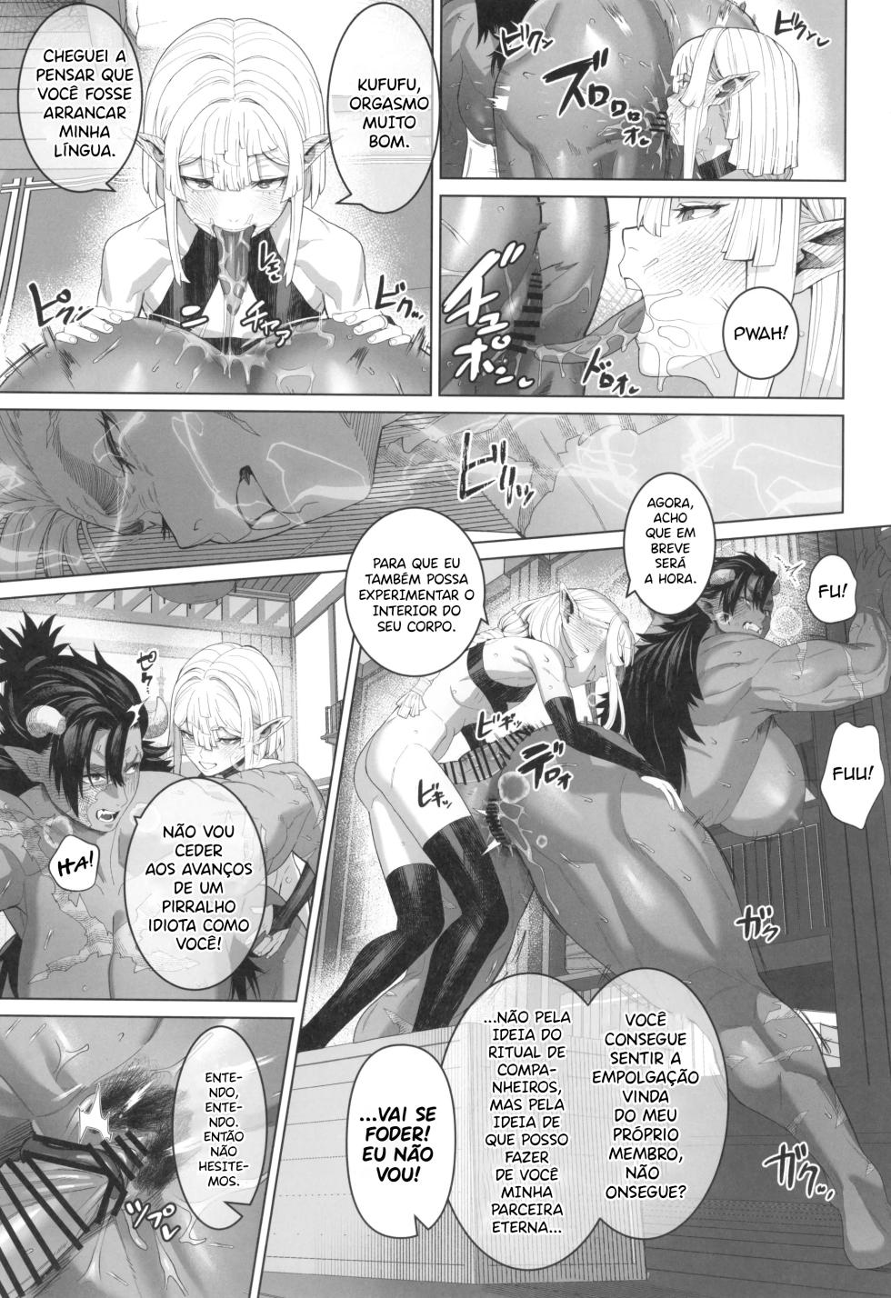 (C107) [Kugara] Sono "Monster" wa Ore ga "Ya"ru! [Portuguese] [Ozymandias] - Page 22